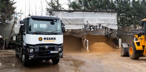 Essex Aggregates Truck in yard